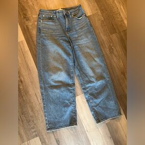 Madewell Curvy Vintage Wide Leg Jeans, size 29
